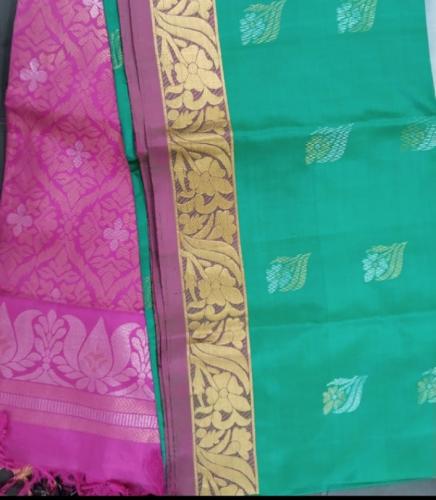 SOFT SILK SAREE WITH BLOUSE